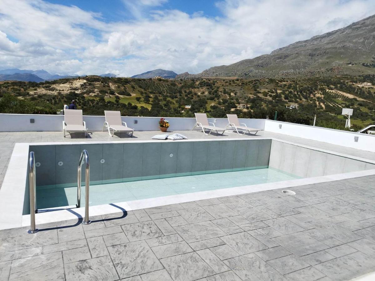 Villa George Sea View With Pool - Triopetra Exterior foto